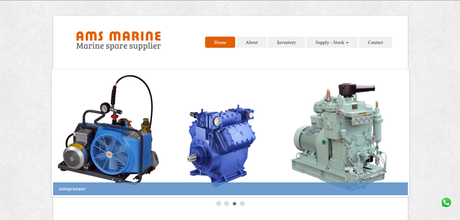 AMS Marine - Business Website Development